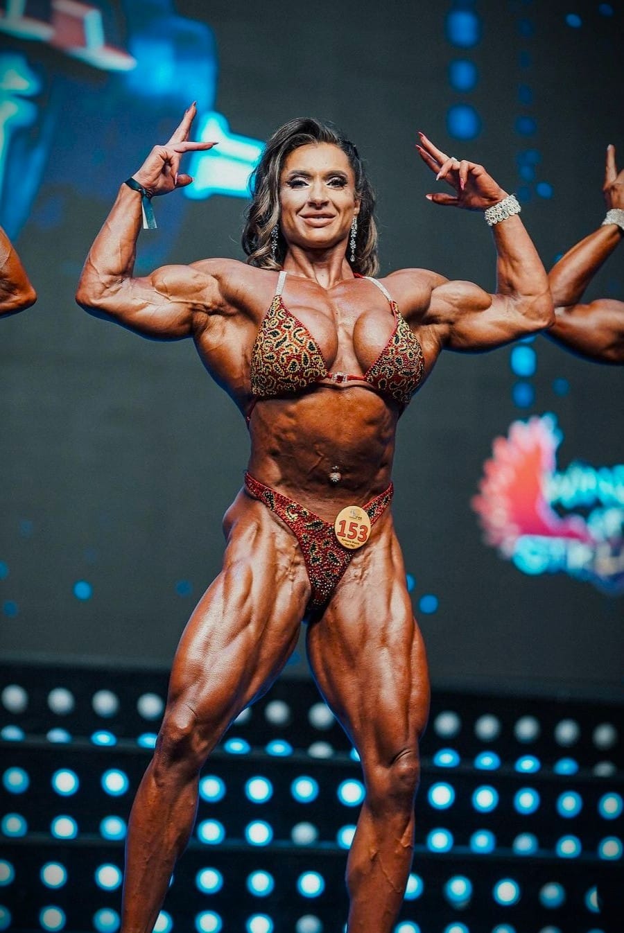 Raluca Raducu at the Romania Muscle Fest 2023