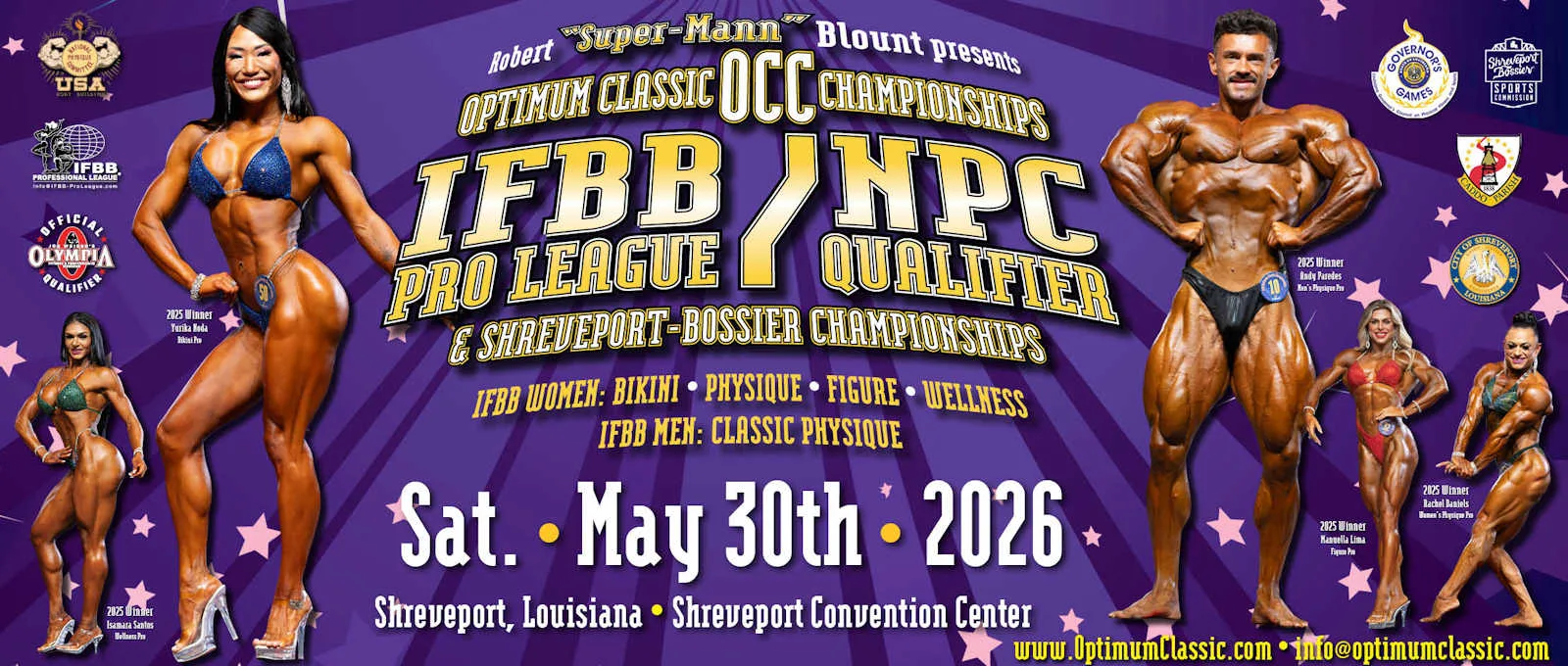 2026 Optimum Classic Pro Preview: Women’s Physique and Figure Bring Olympia-Level Stakes to Shreveport