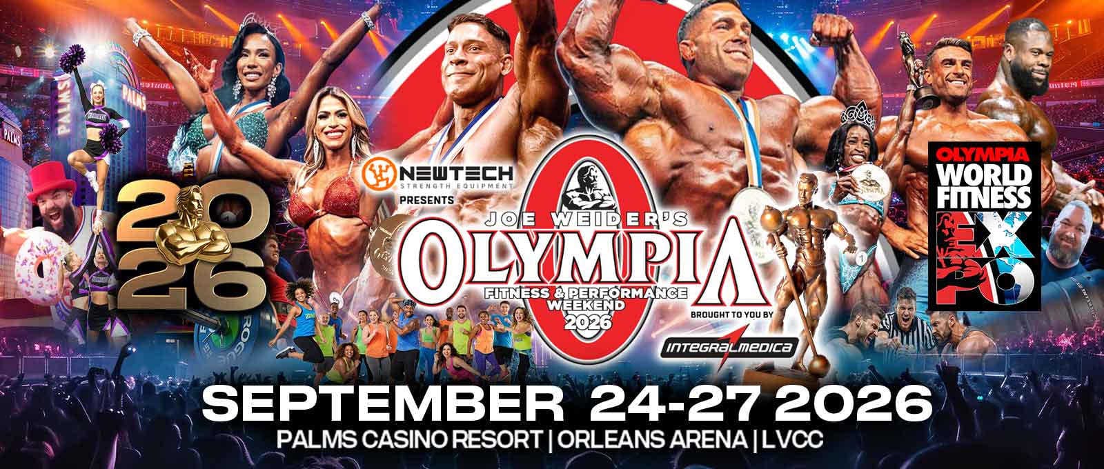 2026 Mr Olympia Banner