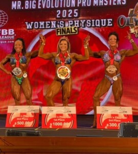 Portugal Pro Masters Women's Physique Top 3 Portugal Pro Masters Women's Physique Top 3
